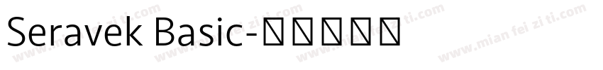 Seravek Basic字体转换